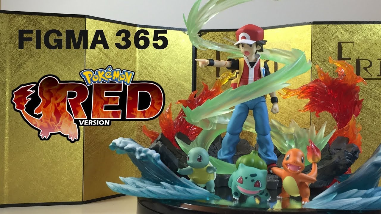 Figma 356 Pokemon Red Action Figure Toy Review & Unboxing - YouTube