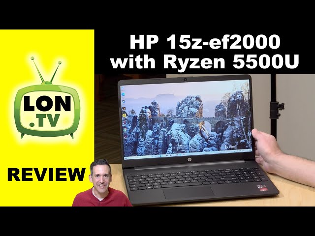 HP Laptop 15z-ef2000 Review with AMD Ryzen 5500U ! - YouTube