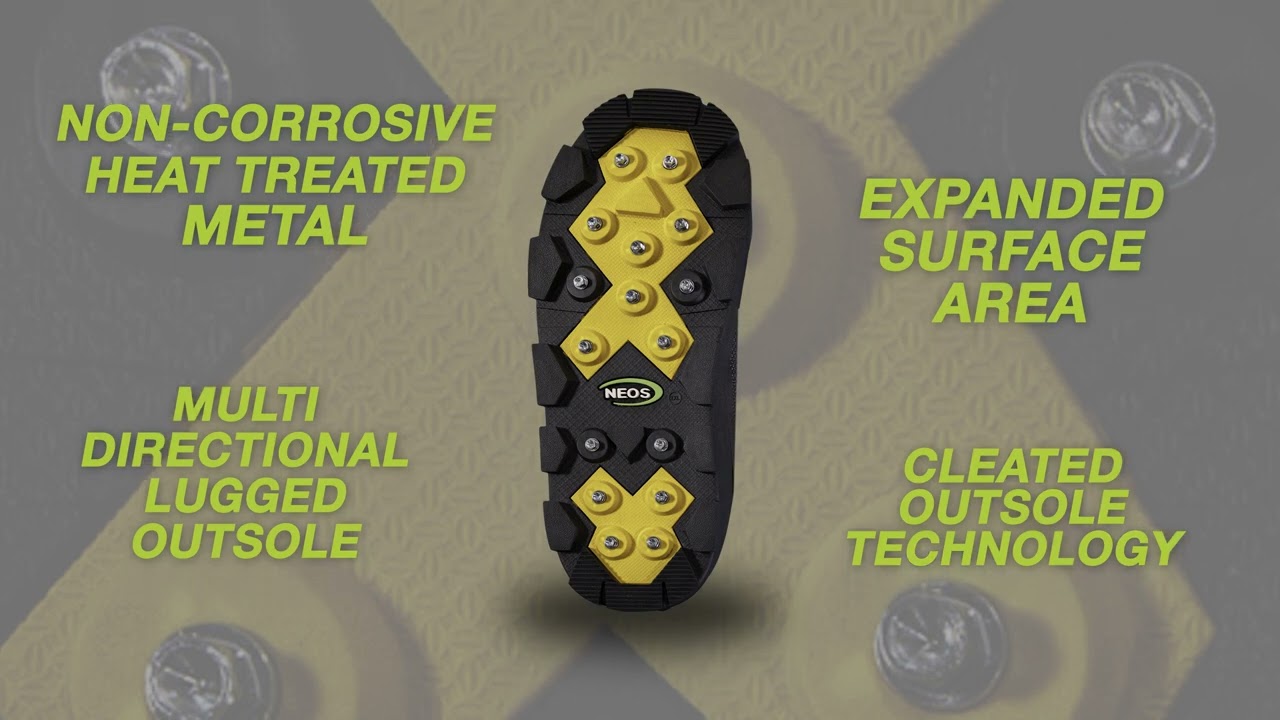 NEOS Navigator Glacier Trek SPK Insulated Overshoe + Cleats - GME