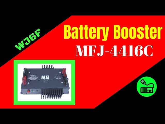 Super Battery Booster MFJ-4416C - YouTube