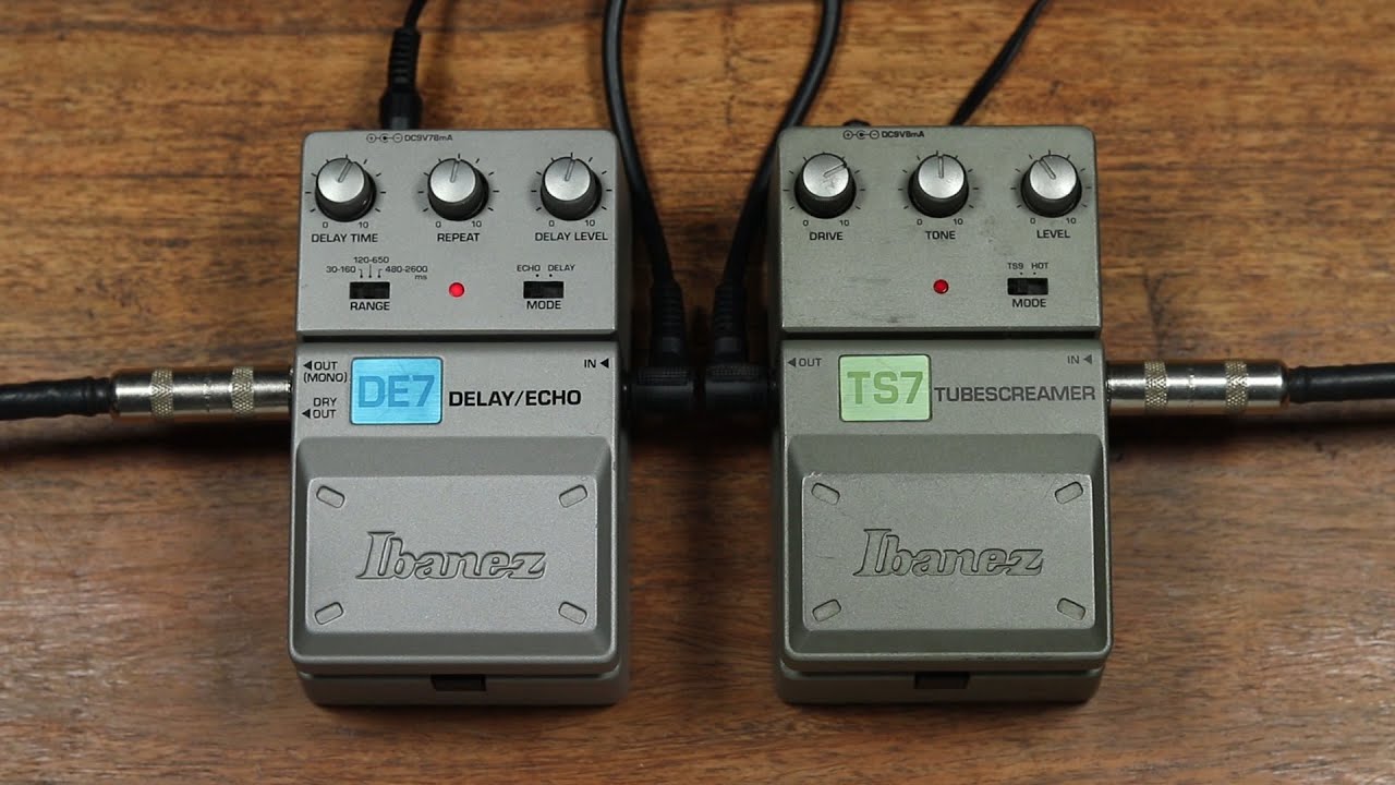 Ibanez DE7 Delay/Echo - YouTube