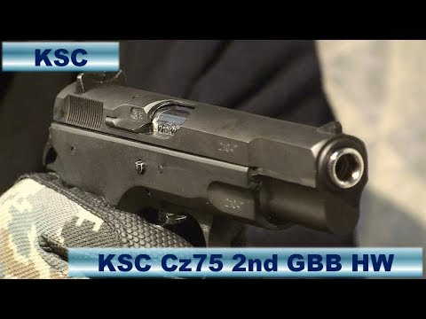 KSC Cz75 2nd Gas Blowback HW Review & Shooting - YouTube