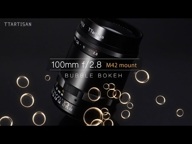 バブルボケレンズ TTArtisan 100mm f/2.8 M42 【焦点工房】 - YouTube