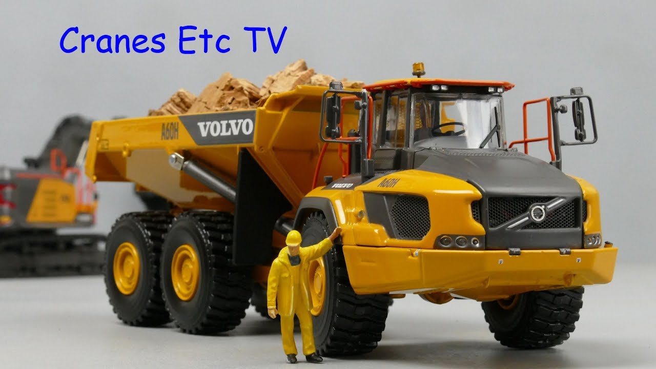 WSI Volvo A60H Articulated Hauler by Cranes Etc TV - YouTube