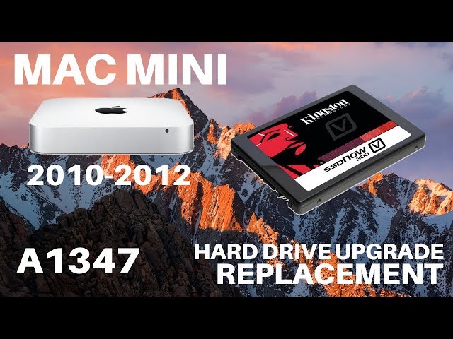 Mac Mini A1347 - Hard Drive Upgrade or Replacement (2010-2012