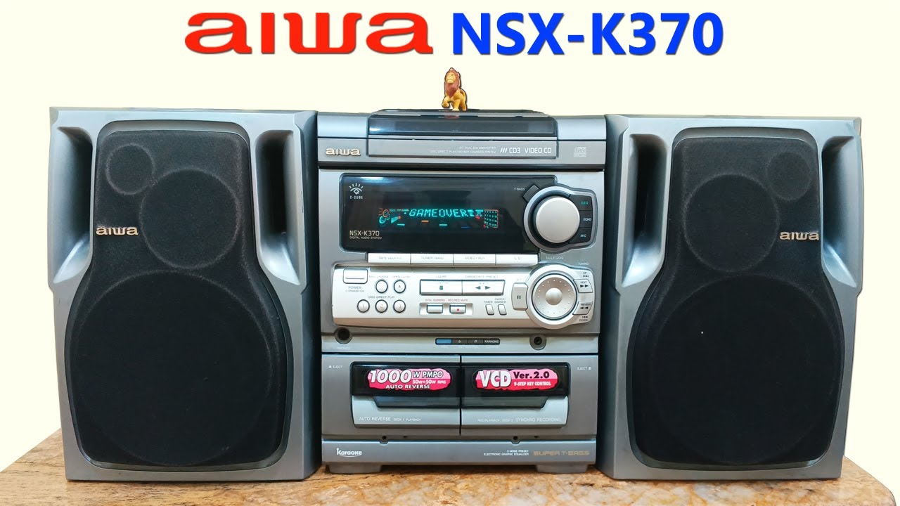 Aiwa NSX-K370_Overview & Sound test - YouTube