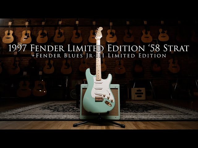 1997 Fender Limited Edition 1958 Stratocaster and Blues Junior III