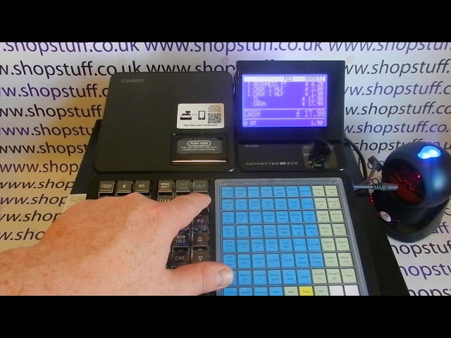 Casio SR-C550 / SRC550 / SRC 550 Cash Register Sales Demonstration