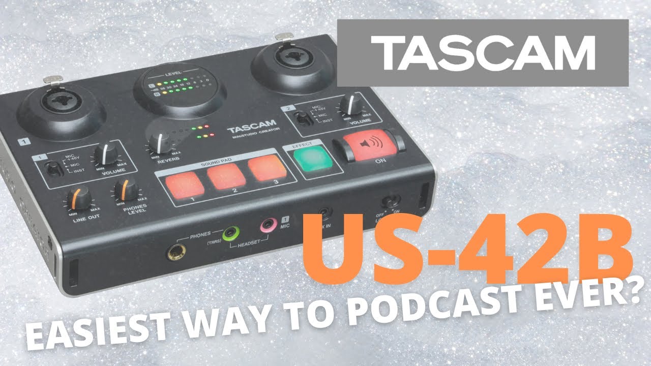 MiNiSTUDIO CREATOR US-42 | Portable Podcast Station & USB Audio