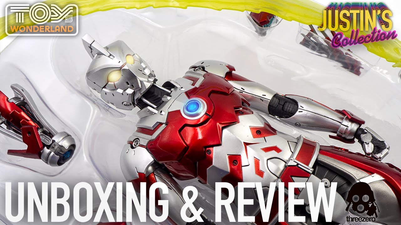 Ultraman Ace Suit Diecast Threezero 1/6 Scale Figure Unboxing