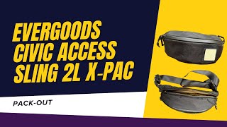 Evergoods Civic Access Sling 2L X-Pac” and “Pack-Out Review - YouTube