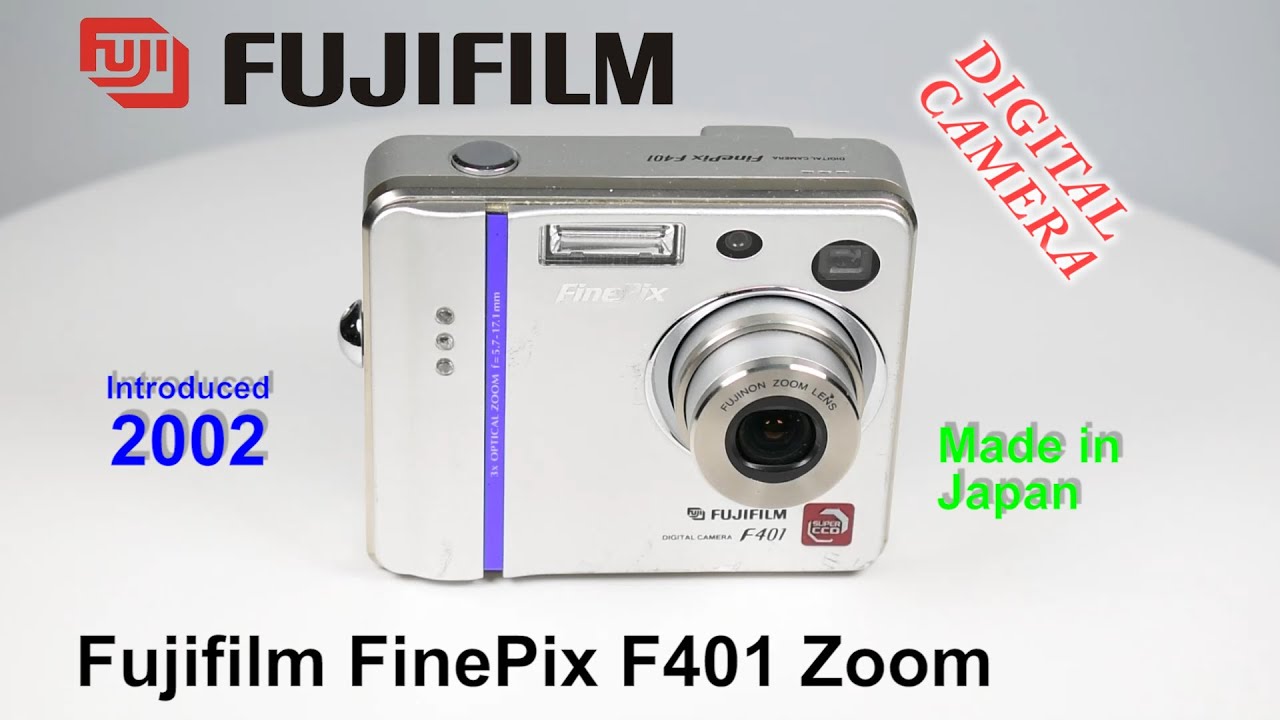 2002 Fujifilm FinePix F401 Zoom - Digital Camera - YouTube
