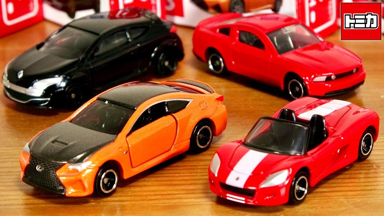 I opened my pile of Tomica cars and they were all first-run items