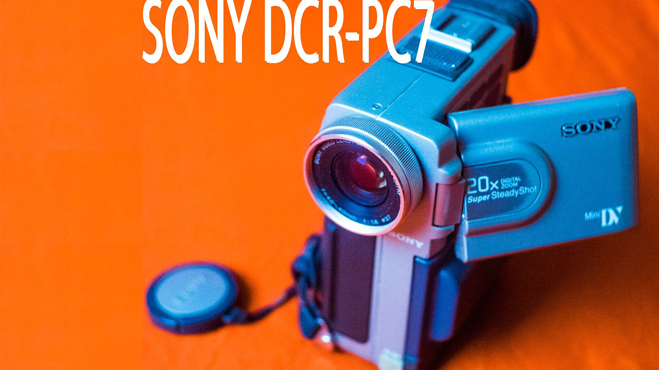 Sony DCR-PC7 small early digital miniDV camcorder, 1996