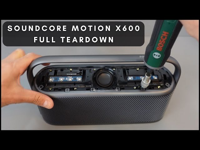 Soundcore Motion X600 Bluetooth Speaker Full Teardown - YouTube