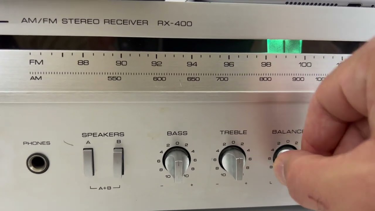 Vintage ROTEL RX-400 Stereo Receiver - Audiophile - YouTube