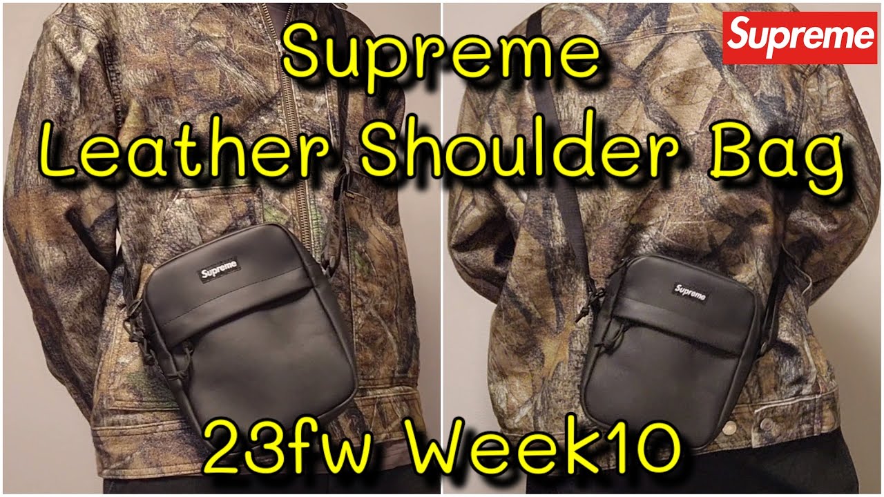 Supreme Leather Shoulder Bag 23fw Week10 シュプリーム レザー