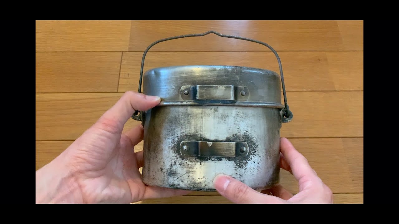 イタリア軍2ピース飯盒】軽量、シンプル、そして丈夫な使いやすい
