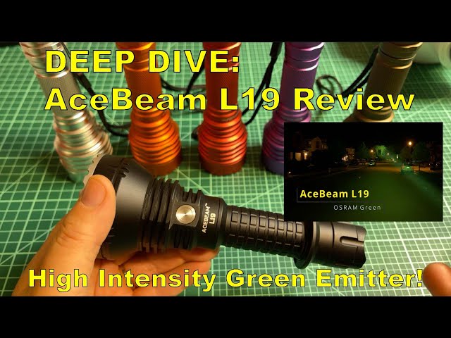 AceBeam L19 OSRAM Green - Deep Dive Review - YouTube