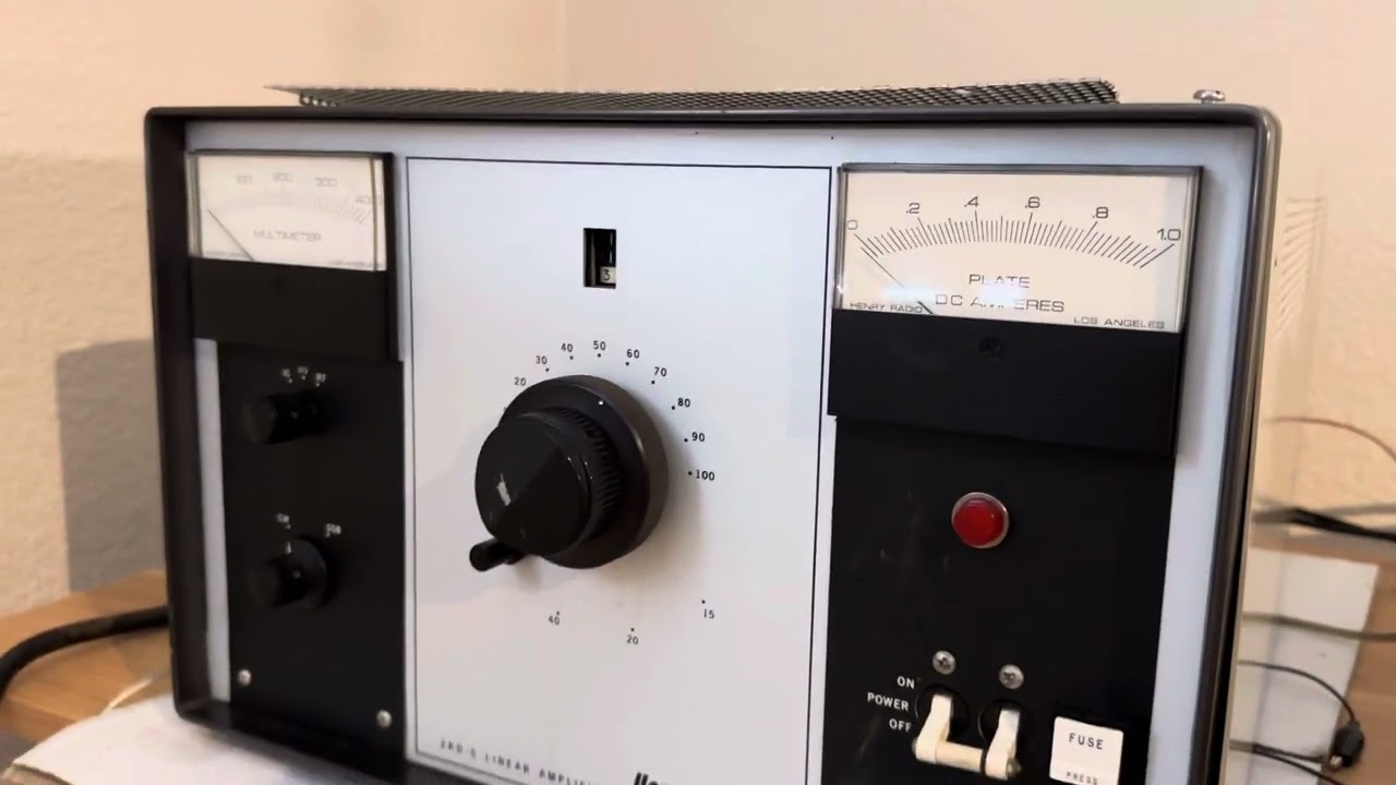 1200 watts on 80 meters Henry 2KD-5 linear amplifier on 120 volts