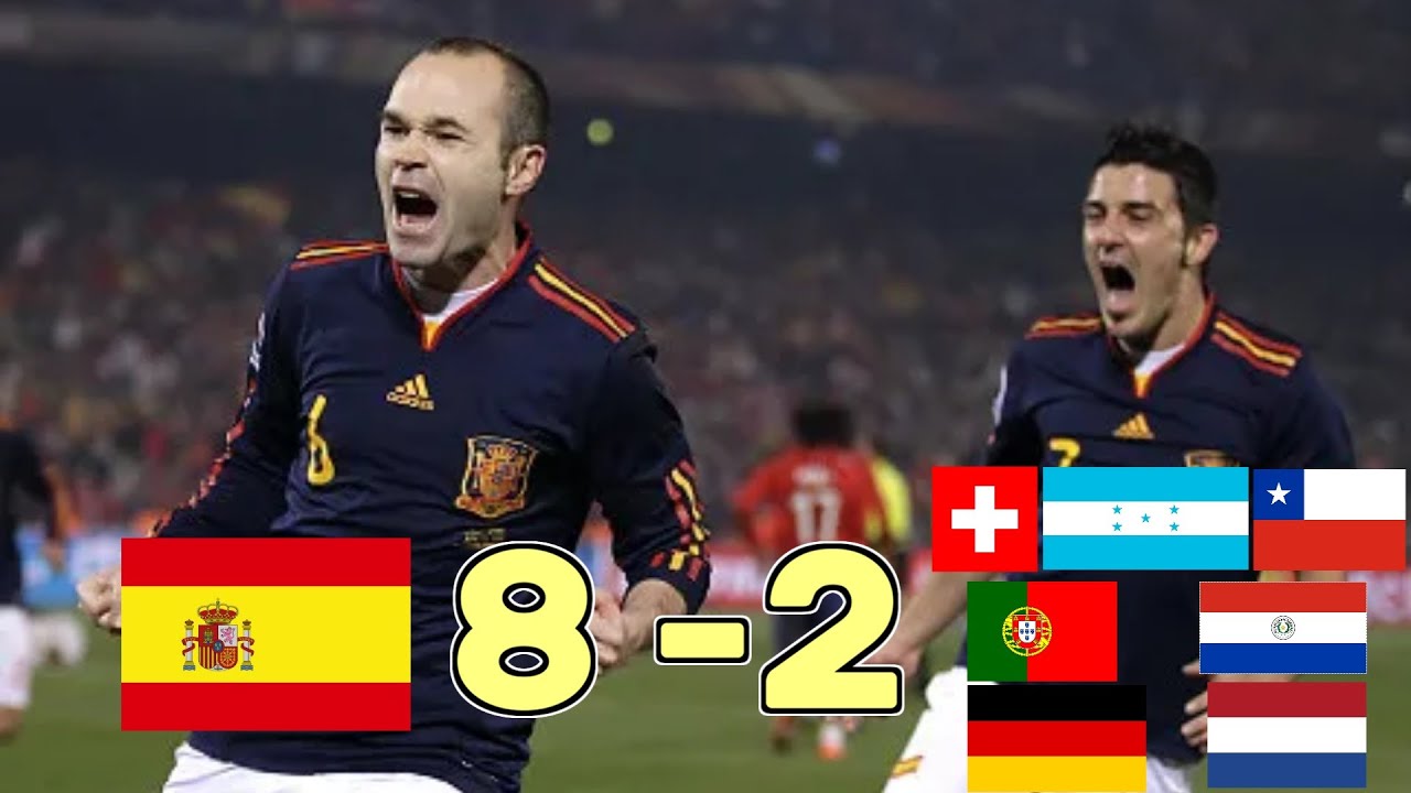 日本語実況】2010W杯優勝 スペイン代表全試合ダイジェスト - YouTube