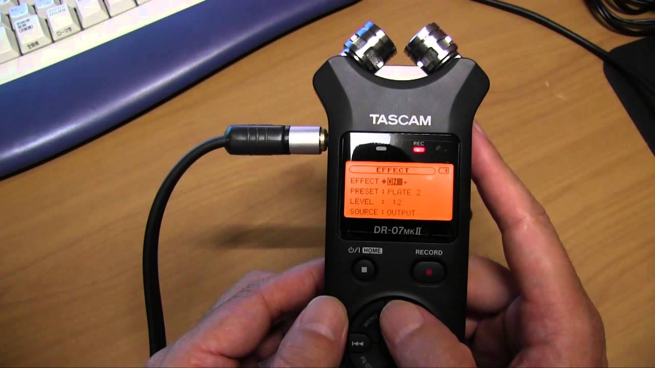 リニアPCMレコーダー TASCAM DR 07MKⅡ レヴュー - YouTube