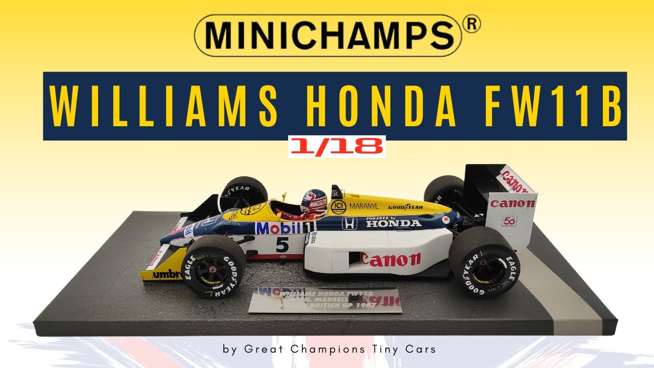 REVIEW Minichamps 1:18 Resin Williams Honda FW11b F1 modelcar