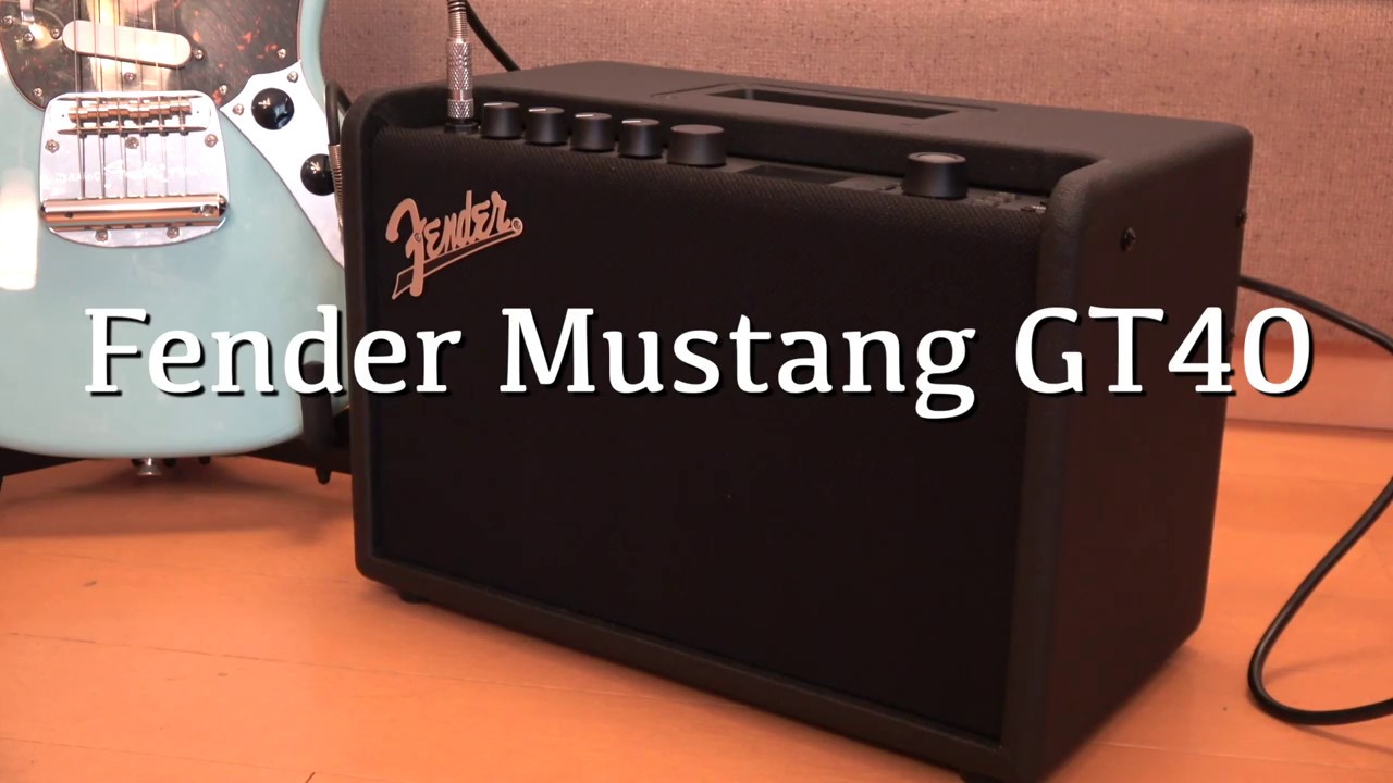 Fender Mustang GT40: The world's first Wi-Fi guitar amplifier