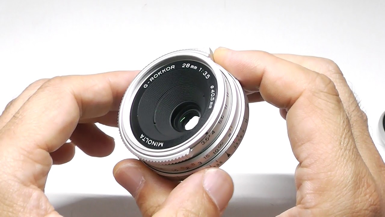 MINOLTA ミノルタ G-ROKKOR ロッコール 28mm F3.5 Lマウント + 元箱