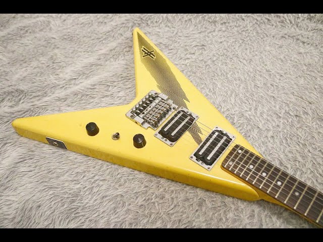 1984 made Aria Pro II XX DELUXE -V Flying Kahler Made in Japan