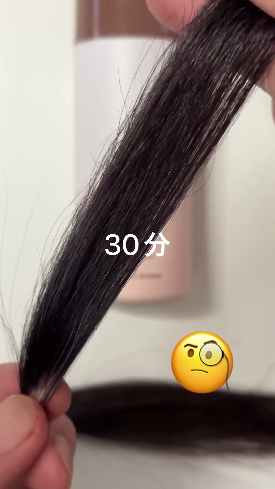 染めてみた② #ビーリスエアリーカラーリングフォーム#ダークブラウン