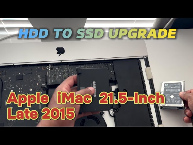 Apple iMac 21.5-inch Late 2015 SSD Upgrade - SOLVED! - YouTube