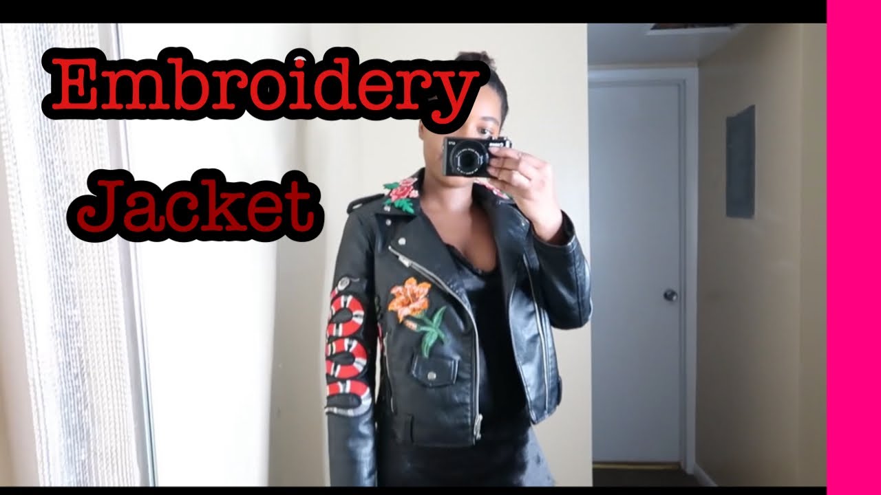 DIY PATCH LEATHER JACKET - YouTube
