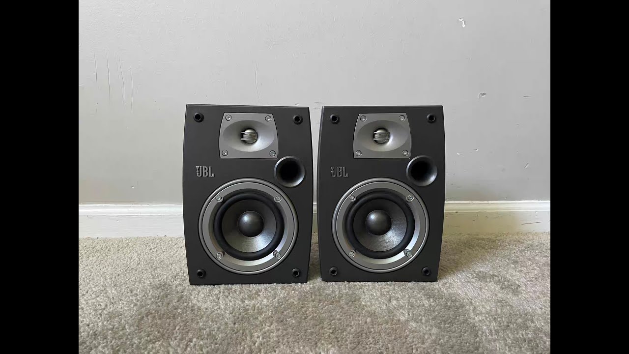 JBL N24 II Northridge N Series 2 Way Home Bookshelf Speakers - YouTube