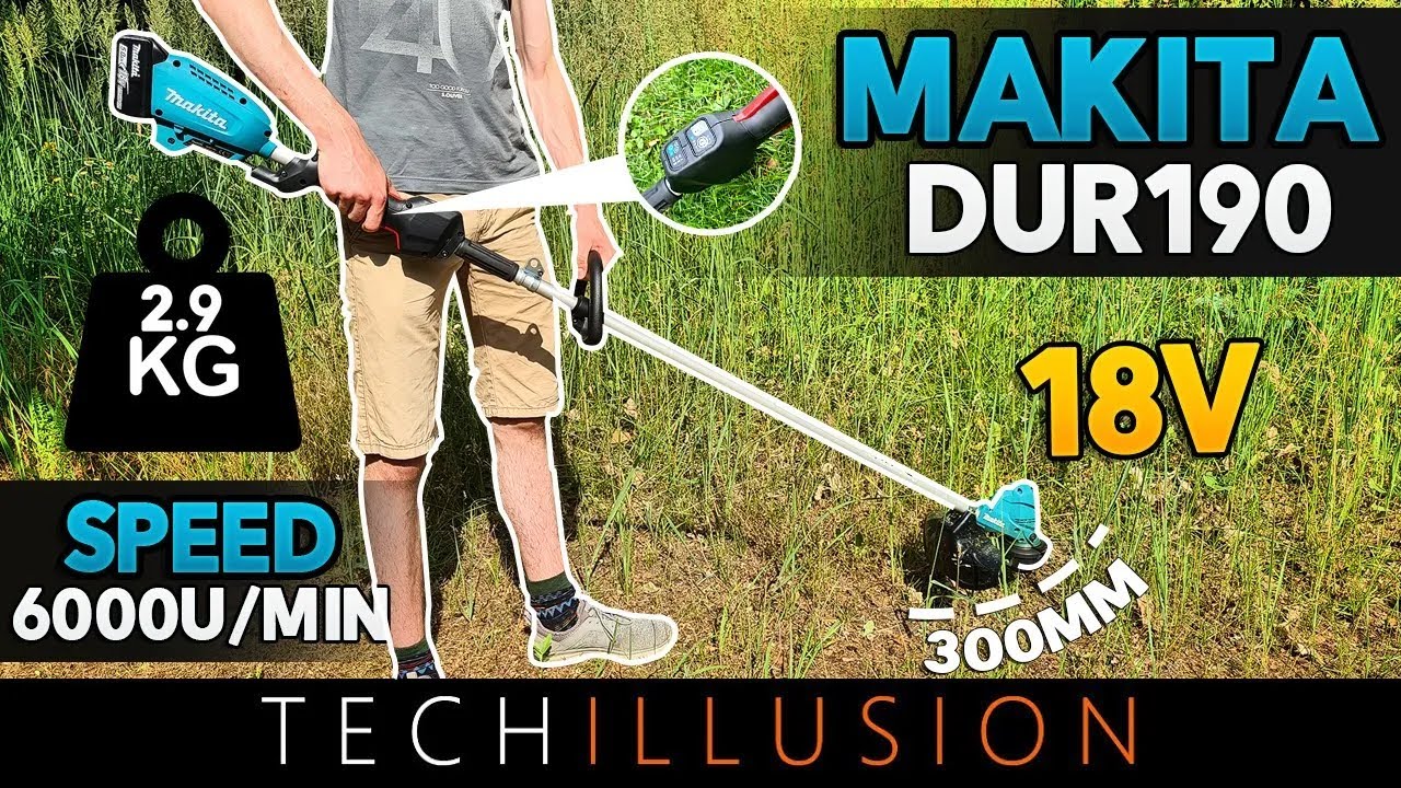 🔥The COMPACT 18V CORDLESS TRIMMER DUR190 from MAKITA in test
