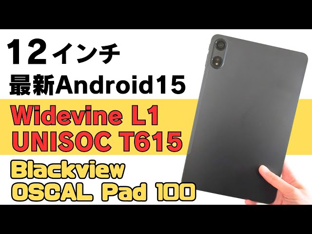 Cheap 12-inch tablet pre-sale 20,000 yen range [OSCAL Pad 100