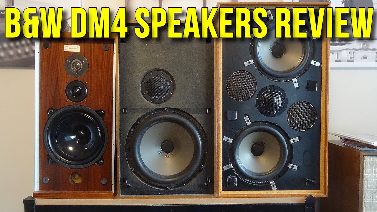 Bowers & Wilkens B&W DM4 Speakers Review - YouTube