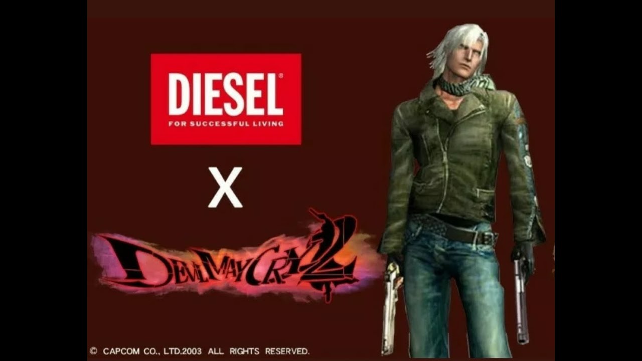 DEVIL MAY CRY 2 - DIESEL Hoock Jacket & Leather Belt ( Dante
