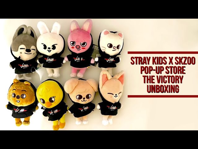 Stray Kids X SKZOO Pop Up Store: The Victory Unboxing! - YouTube