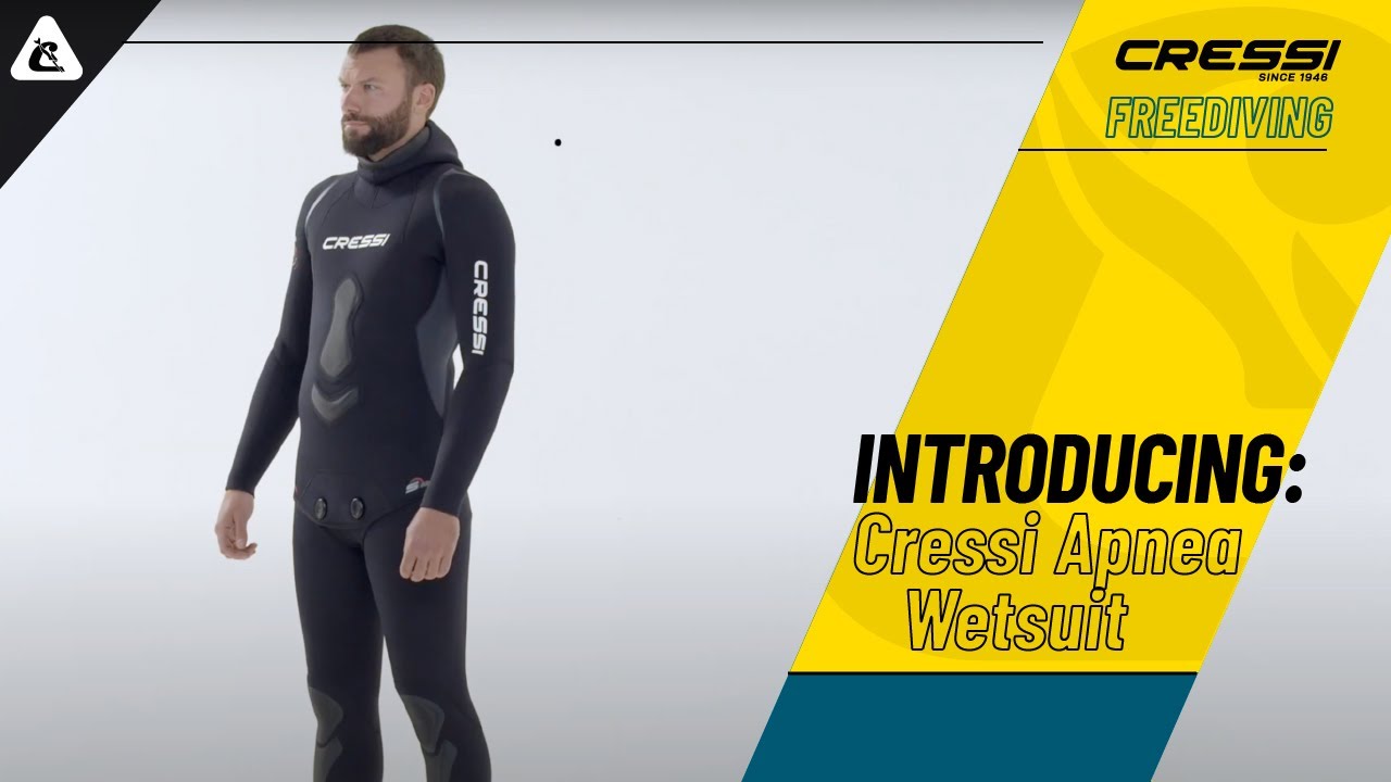 CRESSI APNEA 5mm フード付きツーピースウェットスーツ CRESSI APNEA