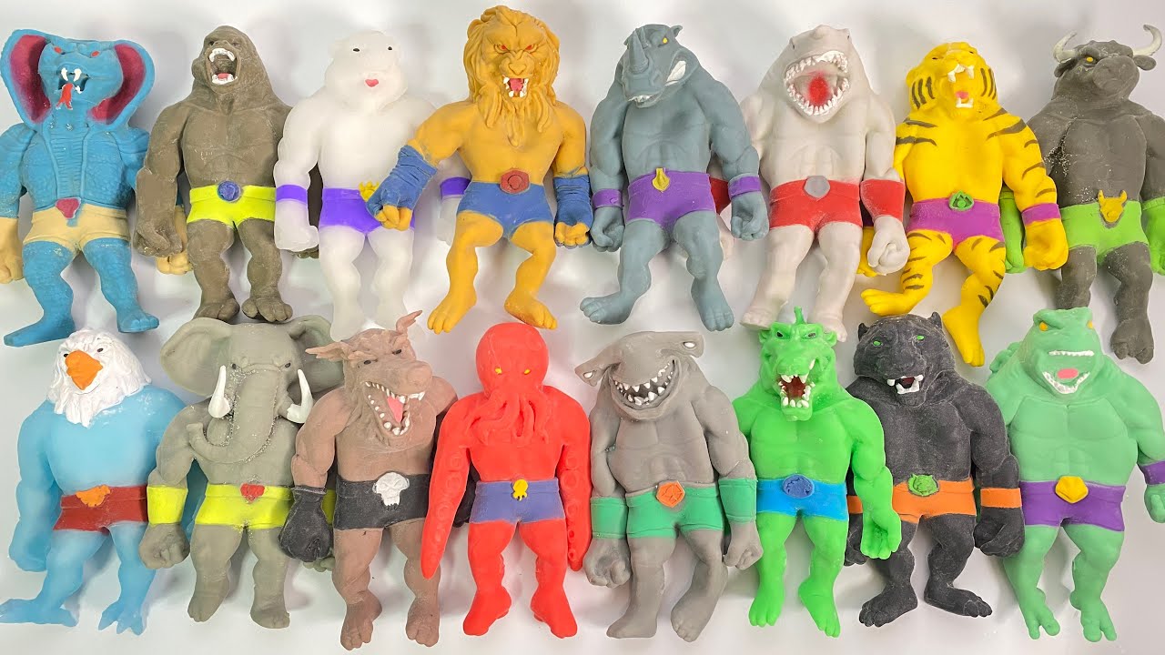 STRETCHIES MUTANTS Complete set 