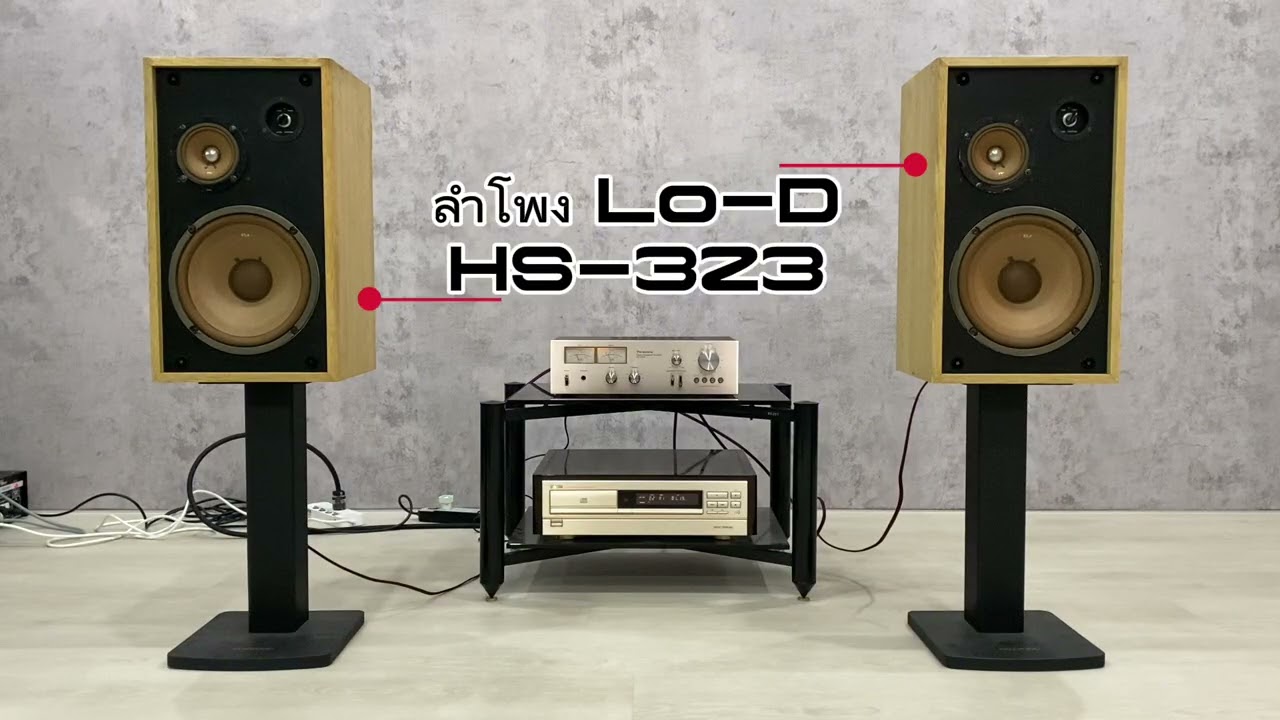 Lo-D Speaker HS-323 Japan - YouTube