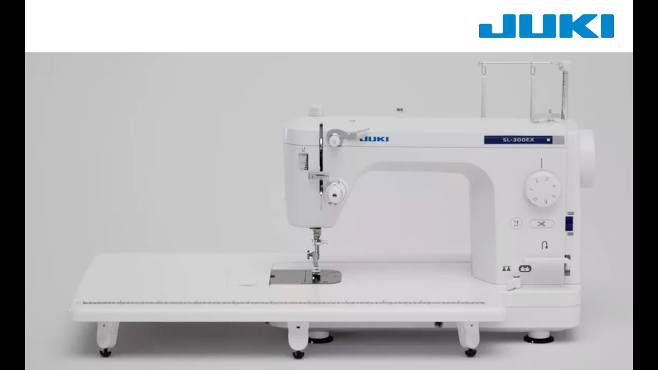 JUKI 職業用ミシン SL-300EX 360度回転動画 - YouTube
