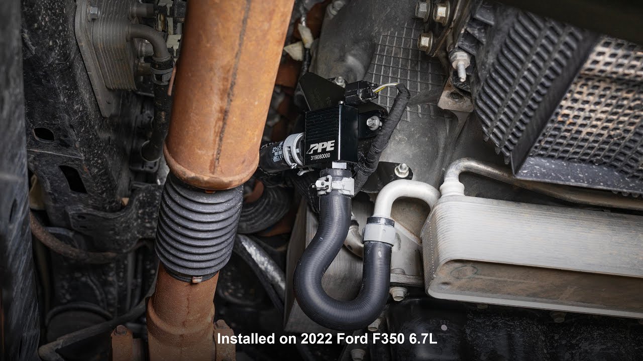 Transmission Coolant Thermal Bypass Valve, 20-25 Ford SD 10R100