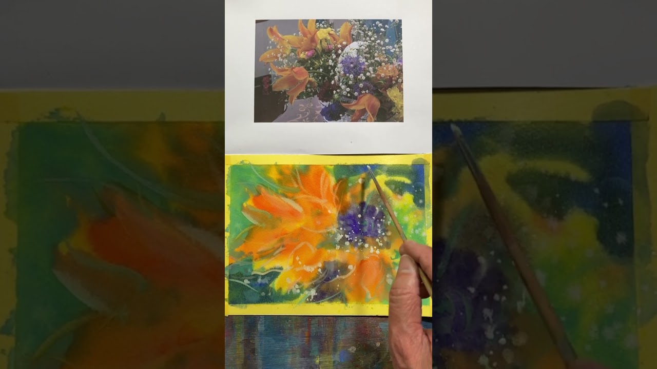 ガッシュ画 船本清司のレッスン「カーッ！！」 - YouTube