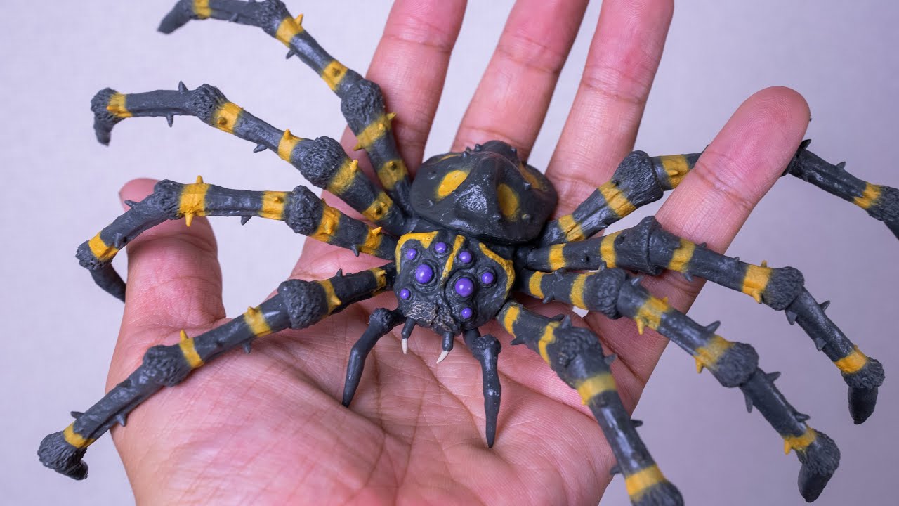 ゴジラ 東宝怪獣コレクション クモンガ レビュー - YouTube