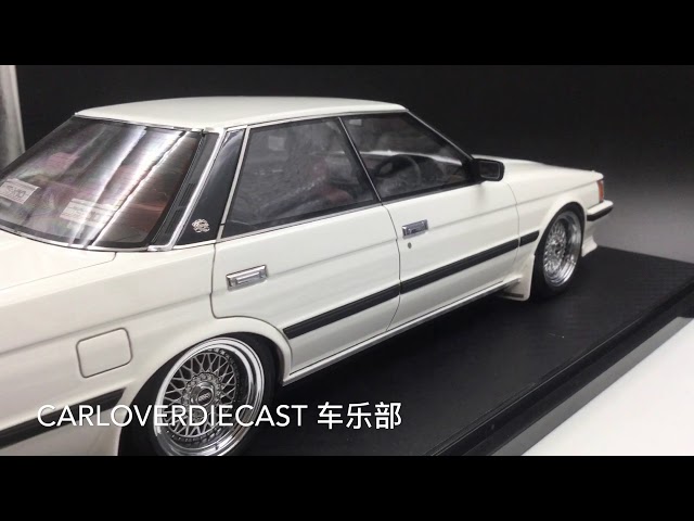 Ignition Model 1:18 Toyota Mark II Grande (GX71) White (BB-wheel