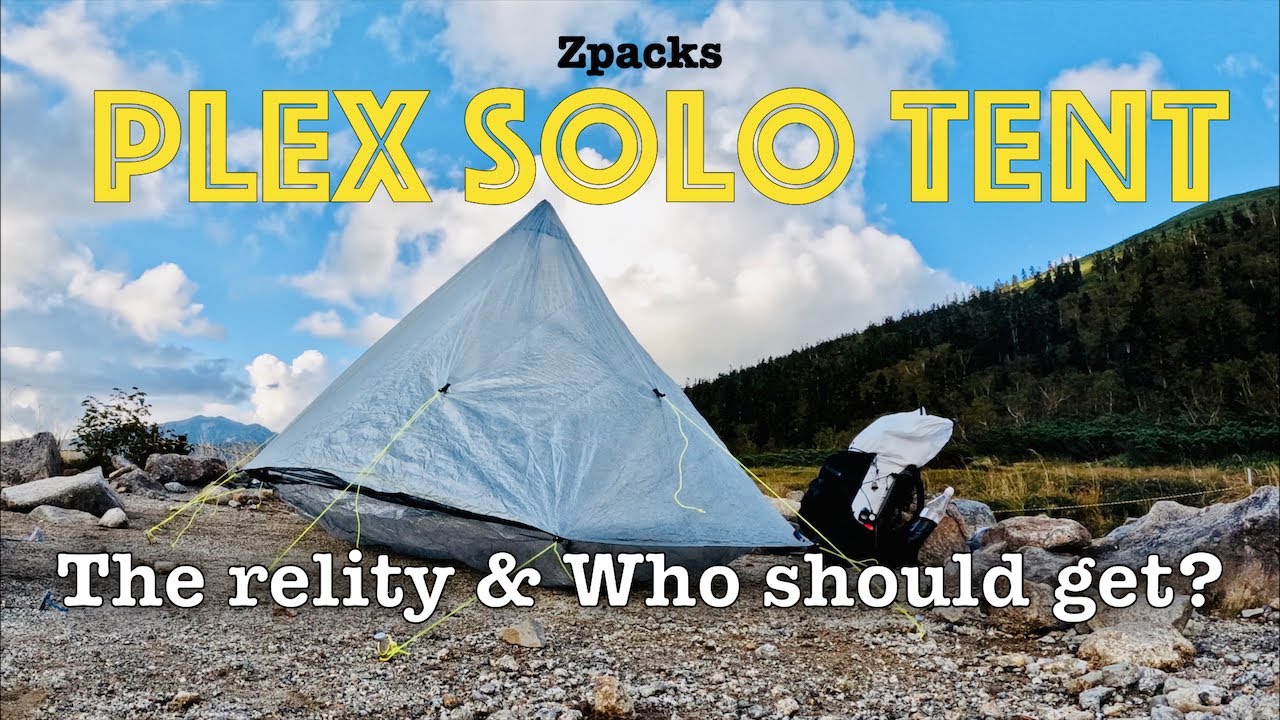 English Review on the Zpacks Plex Solo Tent. 日本でも注目の集まる