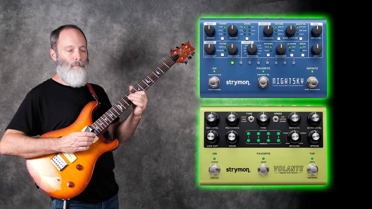 Strymon NightSky & Volante = Wild Ambient Guitar Meditation! - YouTube