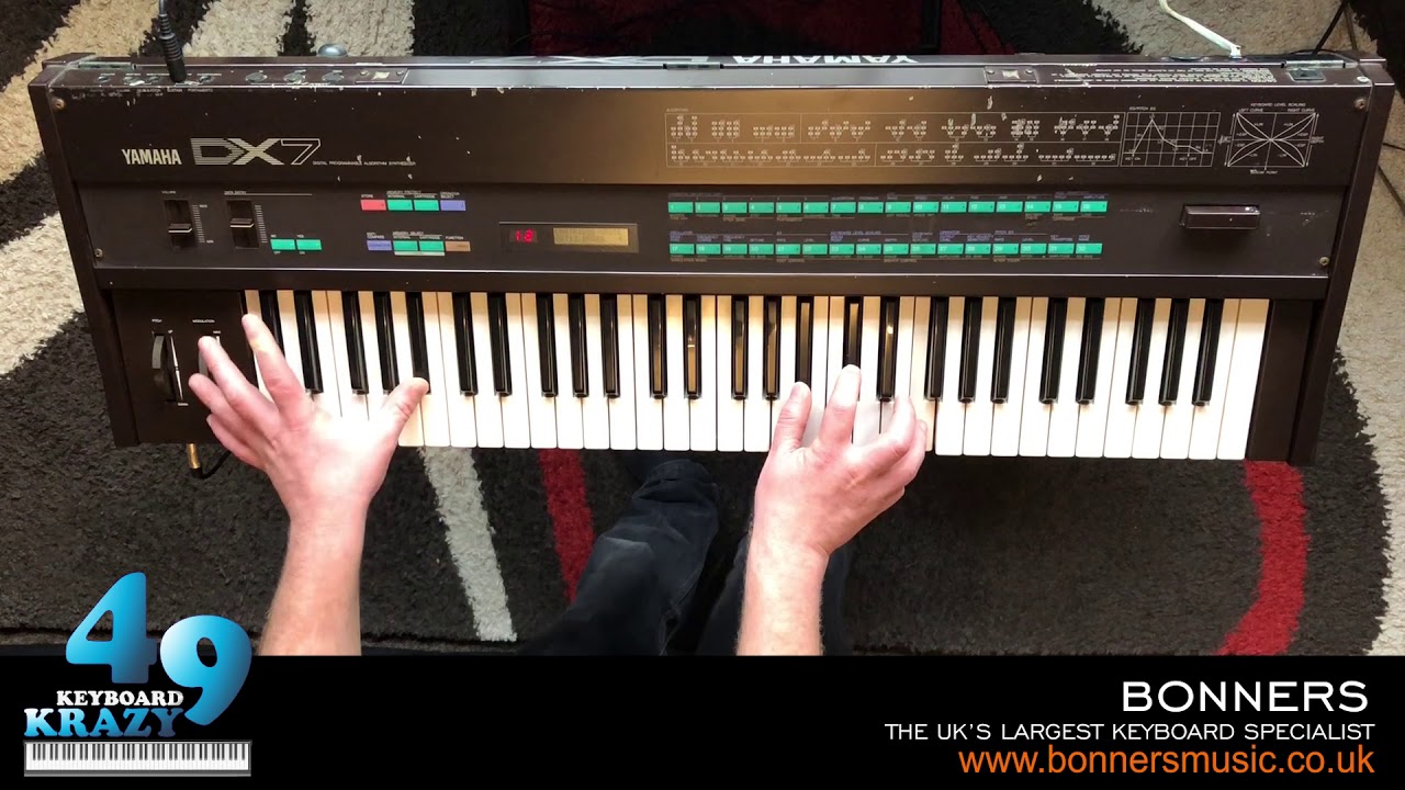 Yamaha DX7 Synthesizer - 64 Sound Patches From ROM Cartridge 2